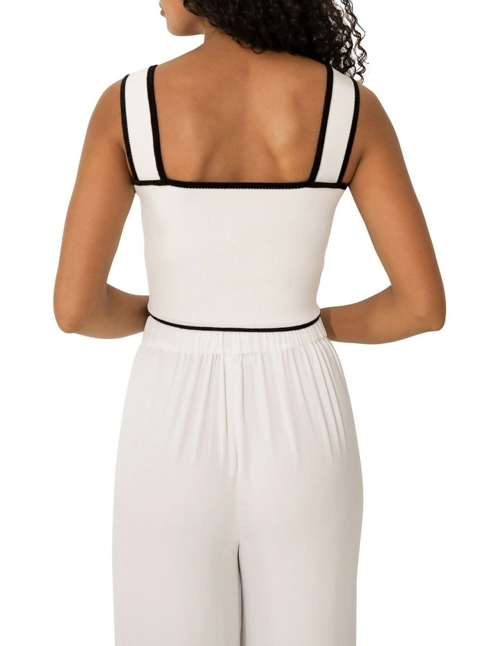 Forevermore Knitted Top in White image 4