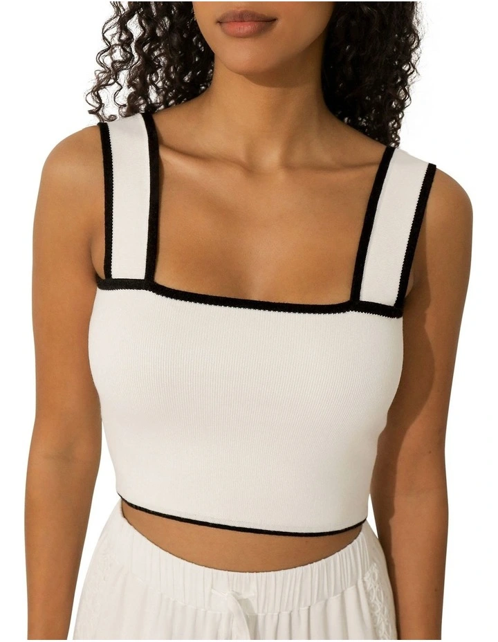 Forevermore Knitted Top in White image 5