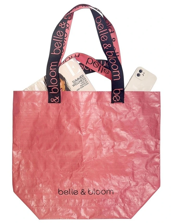 Say Yes Shopping Bag Large in Pink image 1