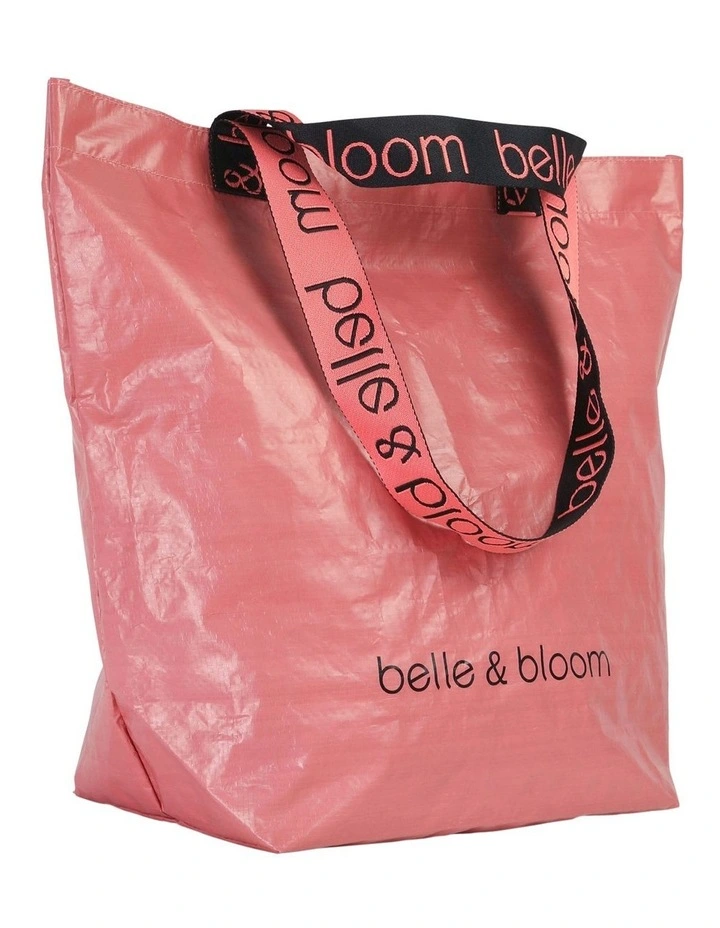 Say Yes Shopping Bag Large in Pink image 3