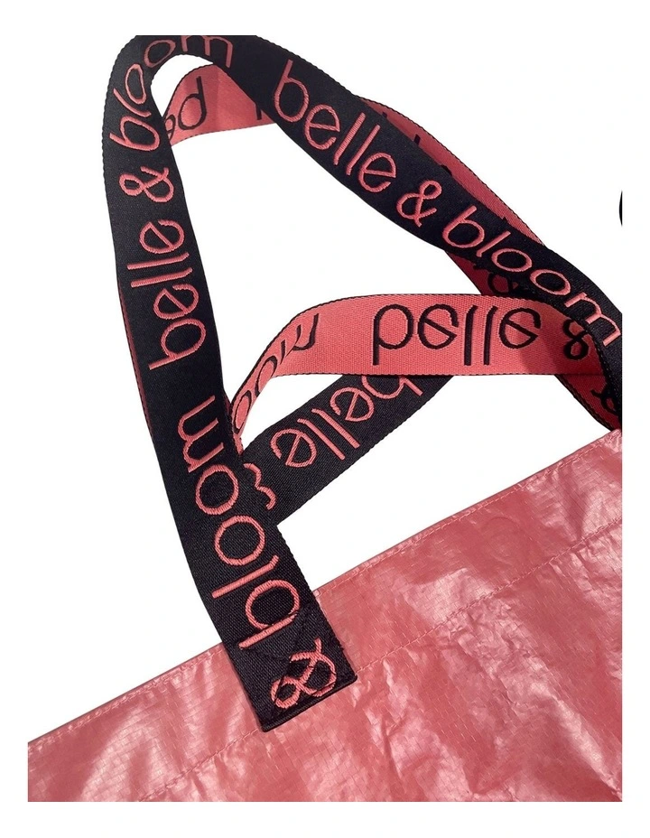 Say Yes Shopping Bag Large in Pink image 6