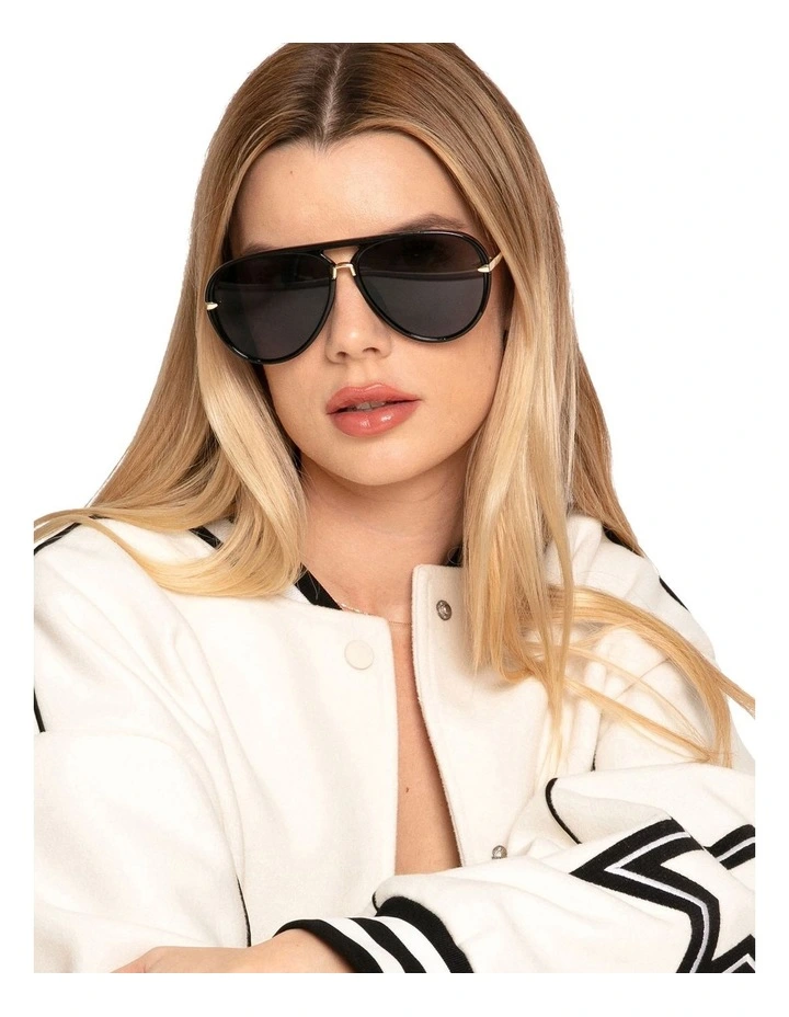 Royal Aviator Sunglasses in Black image 1
