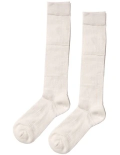 Midnights Socks 2 Pack in White
