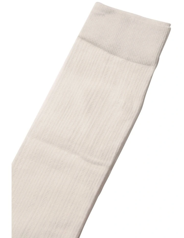 Midnights Socks 2 Pack in White image 3