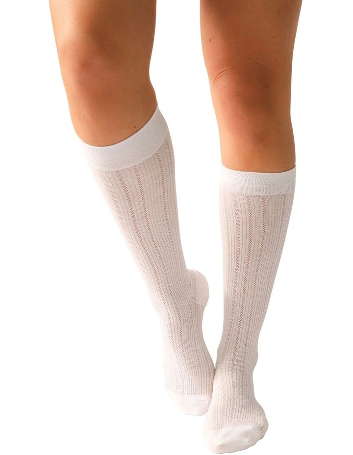 Midnights Socks 2 Pack in White image 4