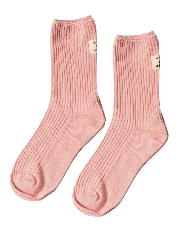 Beloved 2 Pack Socks in Pink image 1
