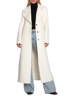 Ex-Boyfriend Maxi Coat in Cream