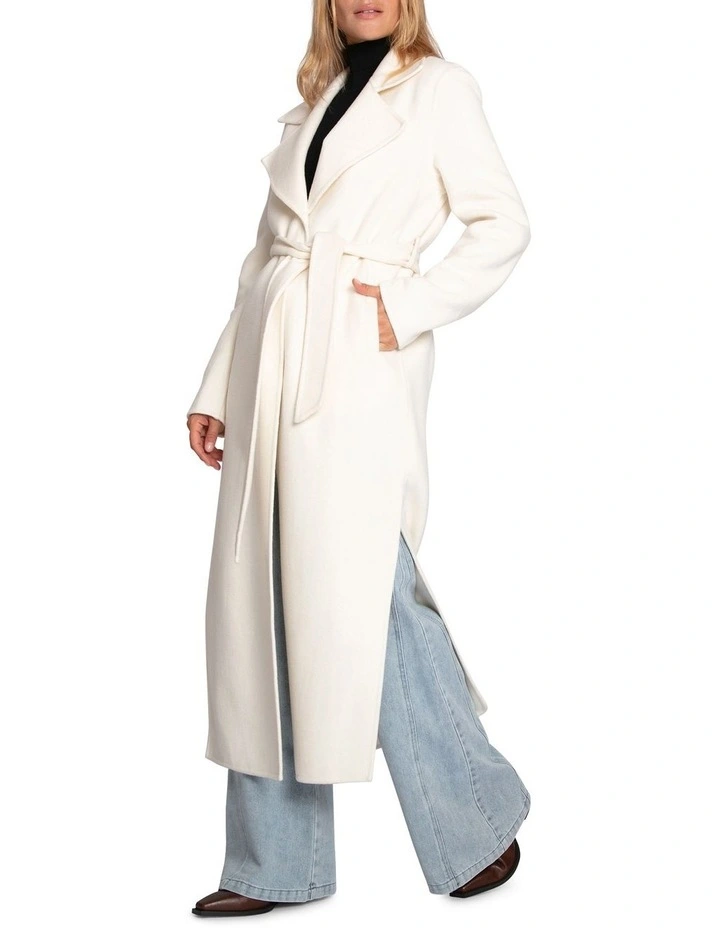 Ex-Boyfriend Maxi Coat in Cream image 6