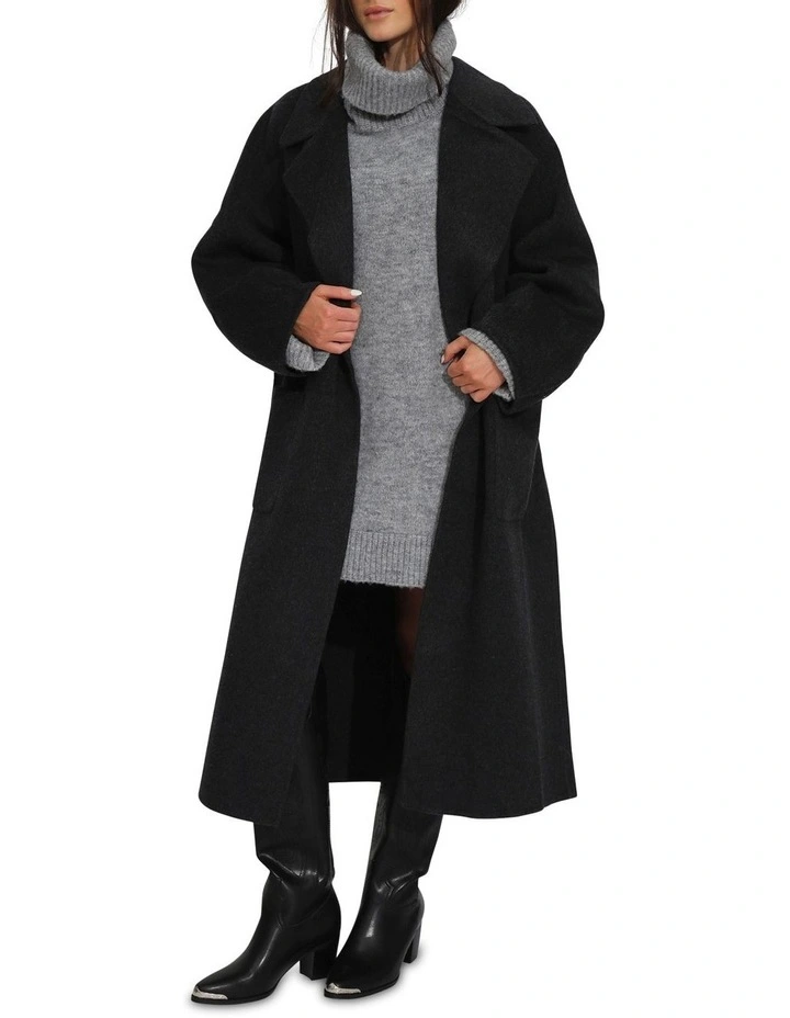 Cuddle Me Oversized Tunic Sweater in Grey image 7