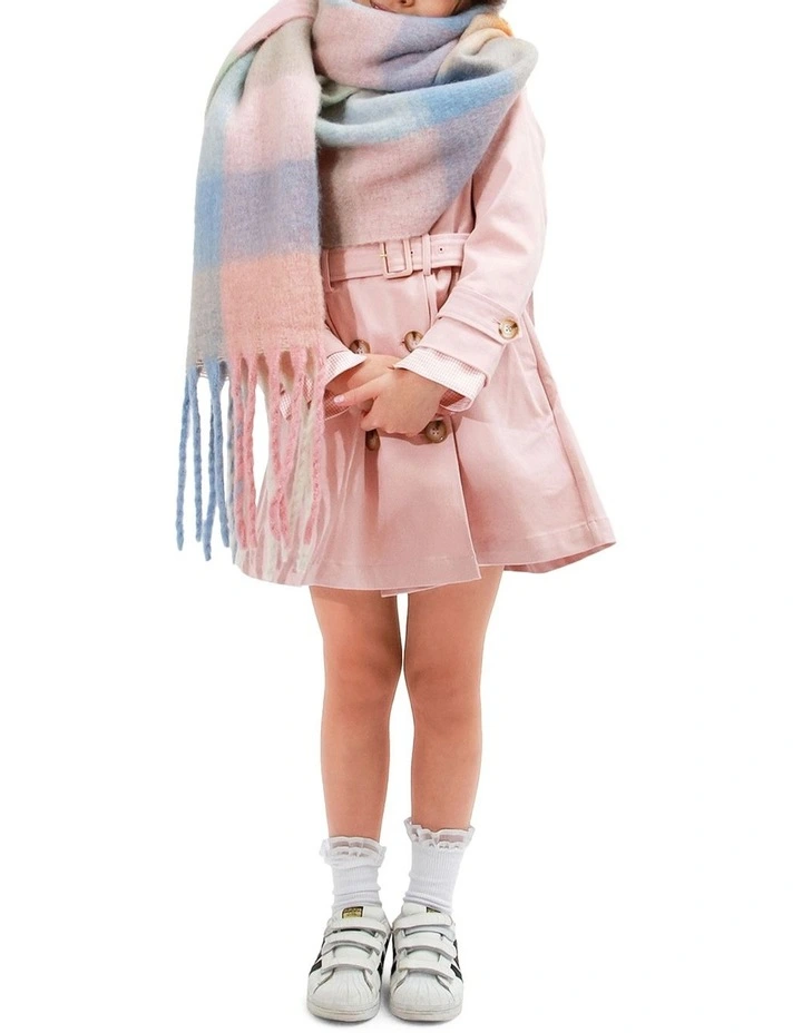 Miss Sunshine Trench Coat in Blush Pink image 4