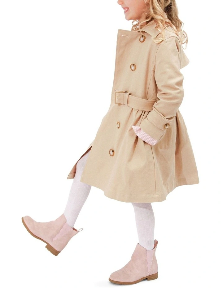 Miss Sunshine Trench Coat in Camel image 5