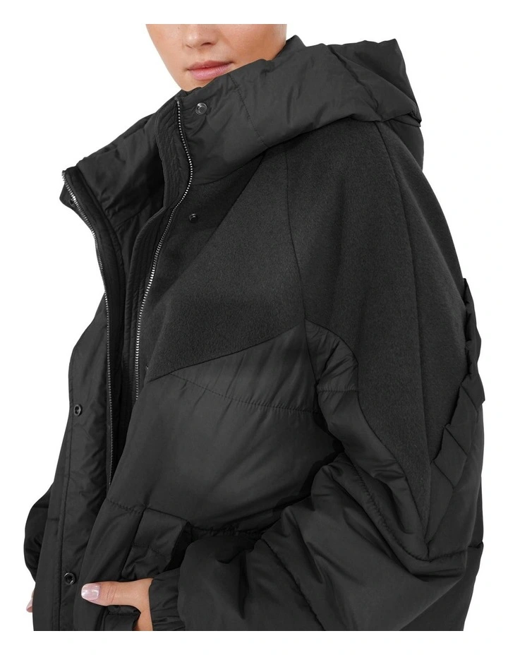 Say It Again Quilted Jacket in Black image 3