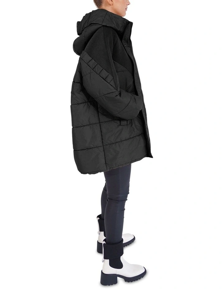 Say It Again Quilted Jacket in Black image 7