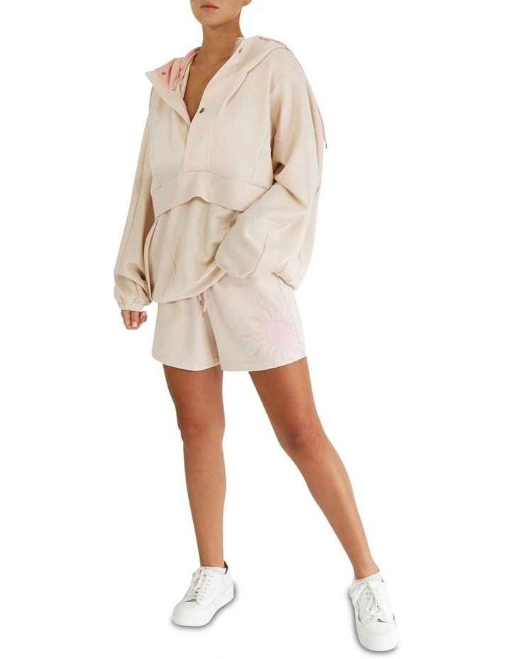Turn To You Track Short in Blush image 3