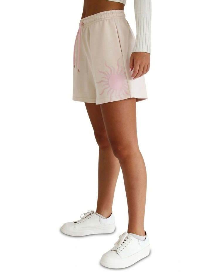 Turn To You Track Short in Blush image 4