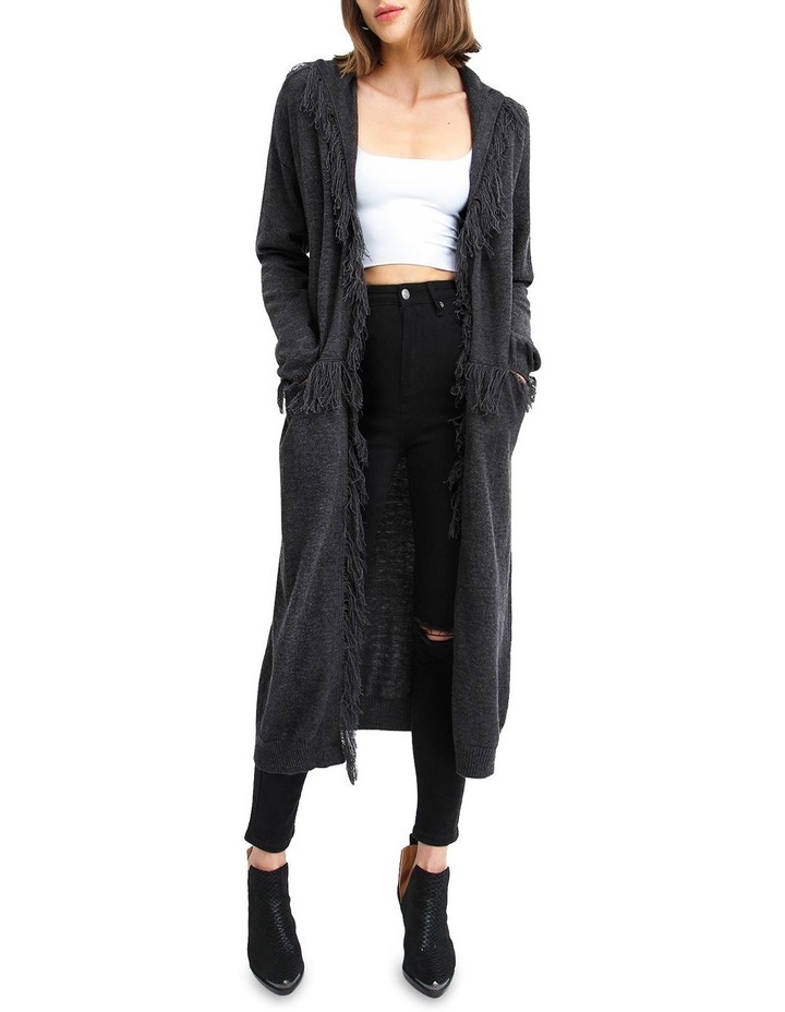 Very long black cardigan clearance