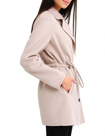 Electric Feel Drawstring Brown Coat