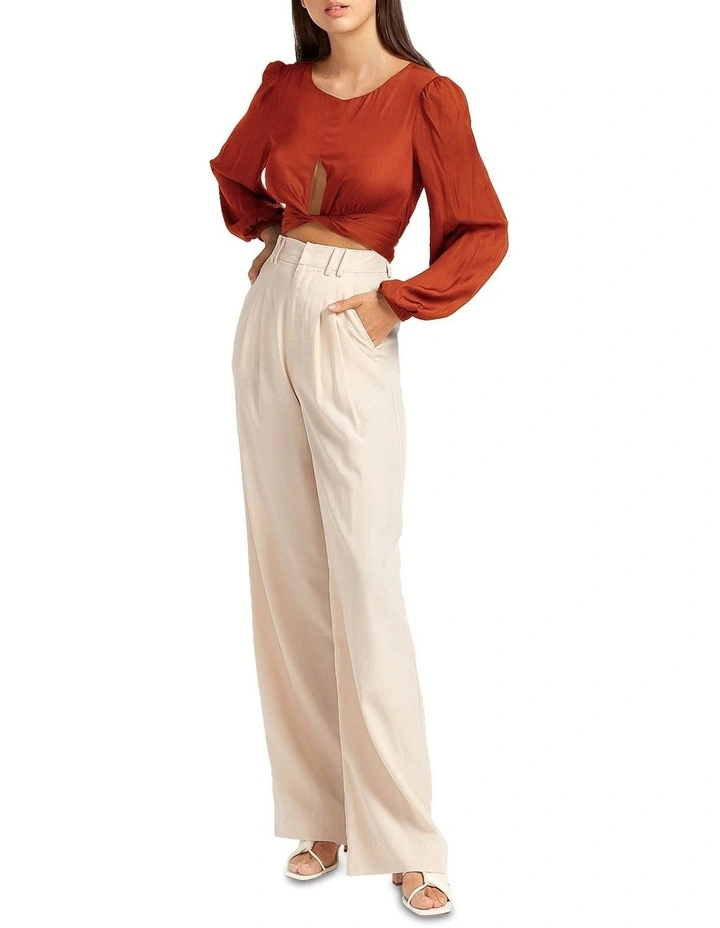 No Way Home Cropped Top in Red image 4