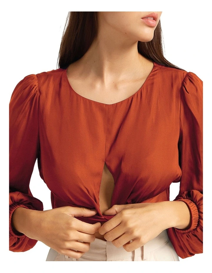 No Way Home Cropped Top in Red image 5