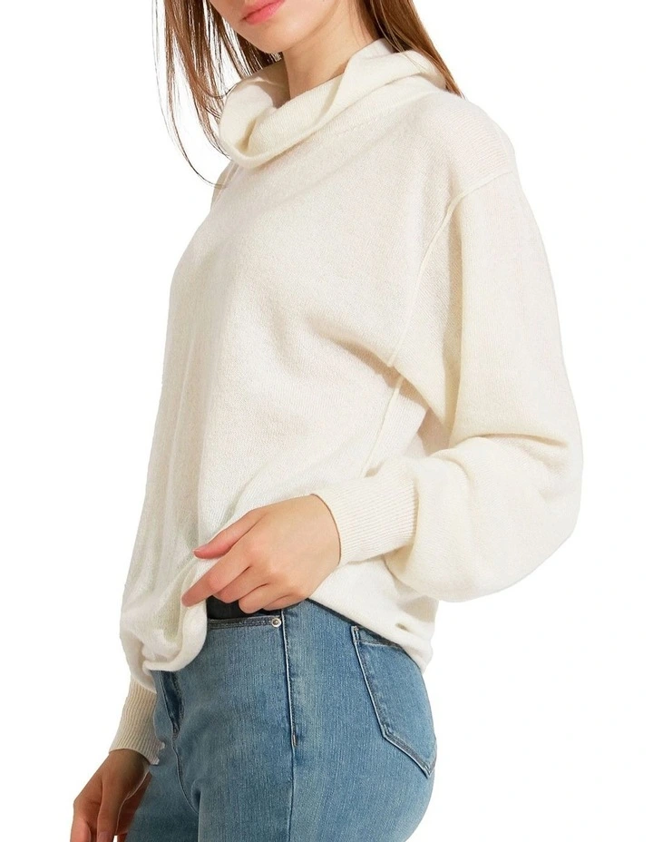 Simple Pleasures Cashmere Knit in Cream image 2