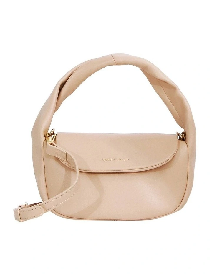 Twisted Hearts Clutch in Cappuccino image 1