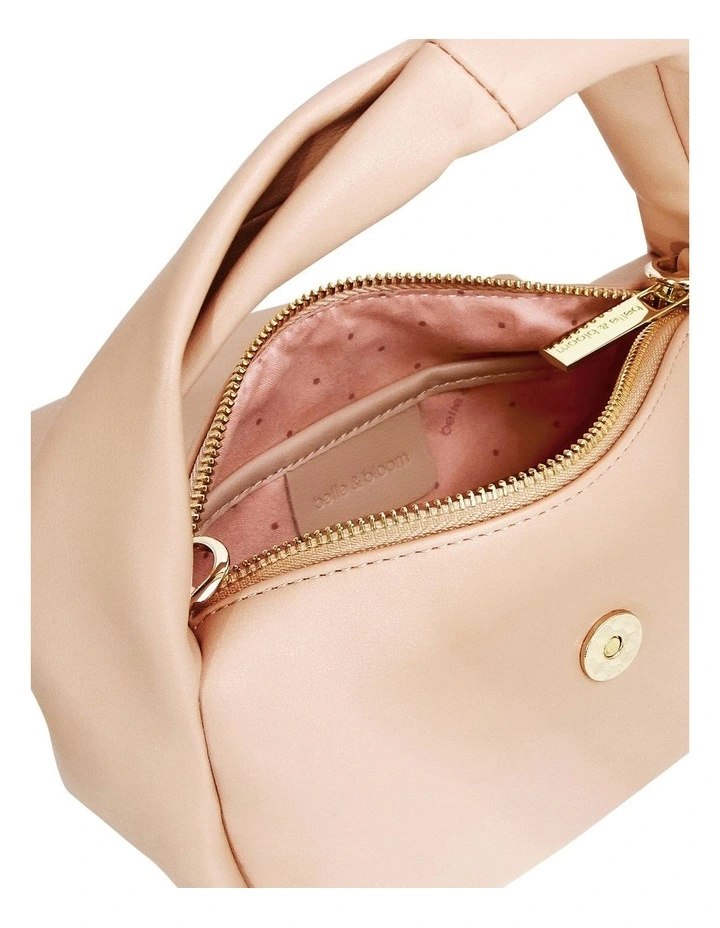 Twisted Hearts Clutch in Cappuccino image 6