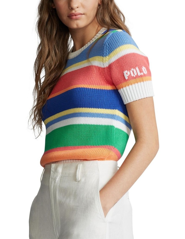 Polo Ralph Lauren Striped Short-Sleeve Sweater | MYER