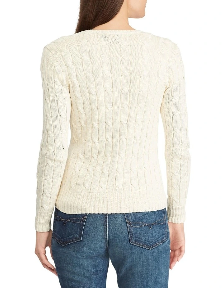 Women's Cotton Cable Sweater | escapeauthority.com
