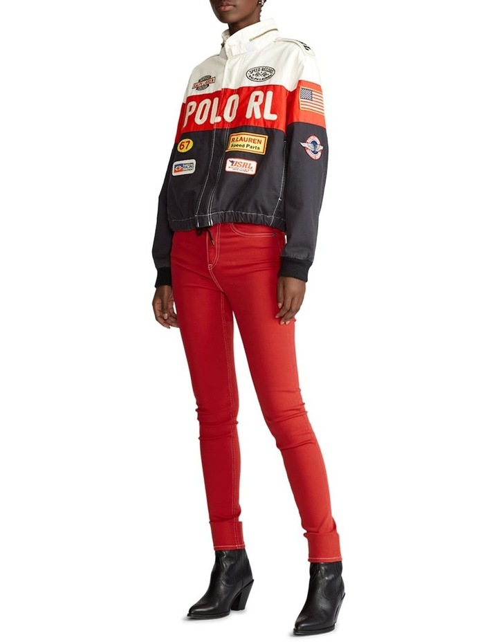 Cotton graphic bomber jacket ralph lauren clearance