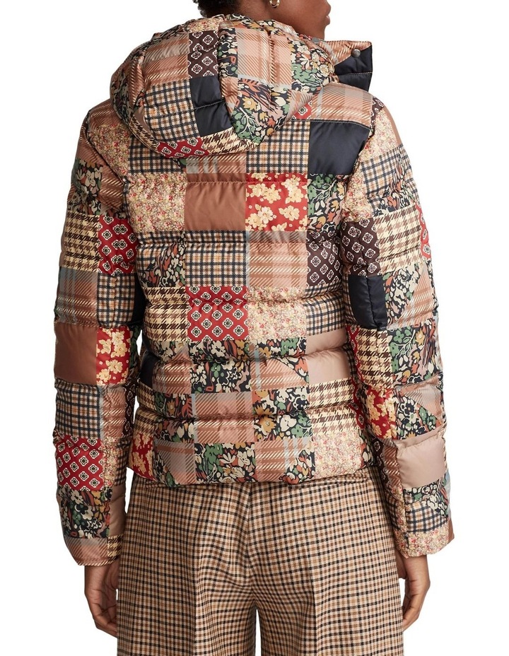 polo patchwork down jacket