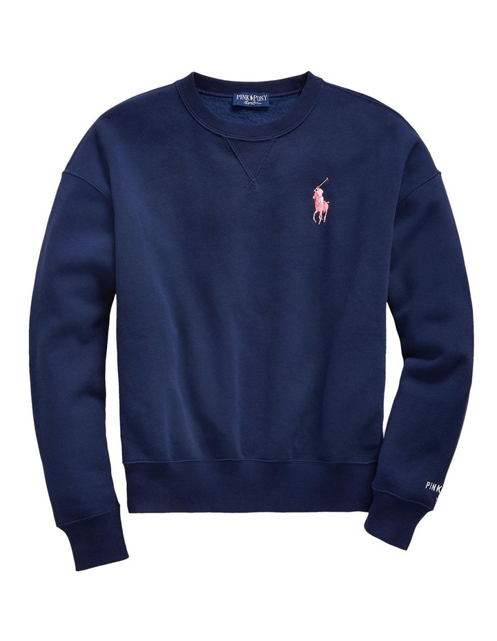 Polo Ralph Lauren Pink Pony Fleece Crewneck Sweatshirt | MYER