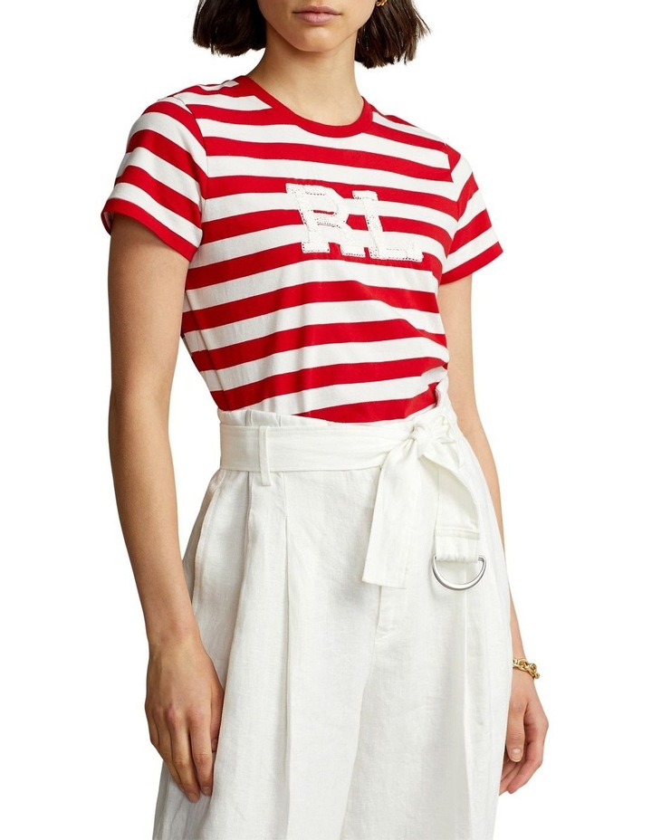 Vintage Ralph Lauren Girls Size 810 Sweater Dress Stripes Logo Super