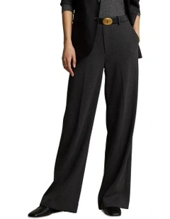 Straight-Leg Flannel Pant in Grey
