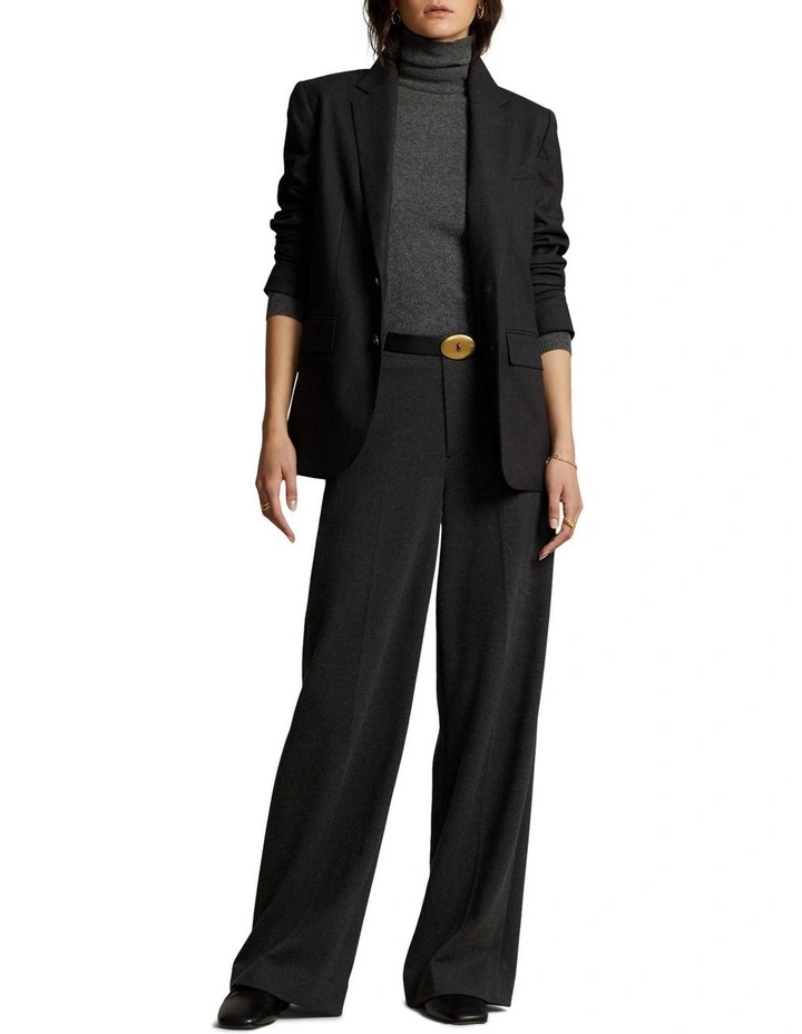 Straight-Leg Flannel Pant in Grey image 3