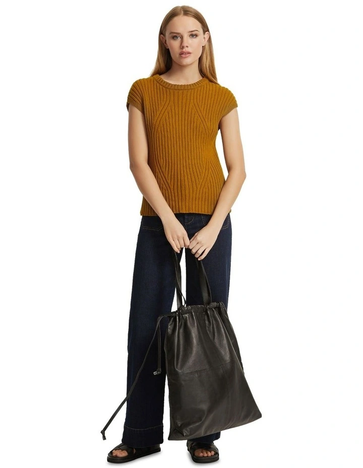 Oxford Aria Cotton Knit Vest in Pistachio | MYER