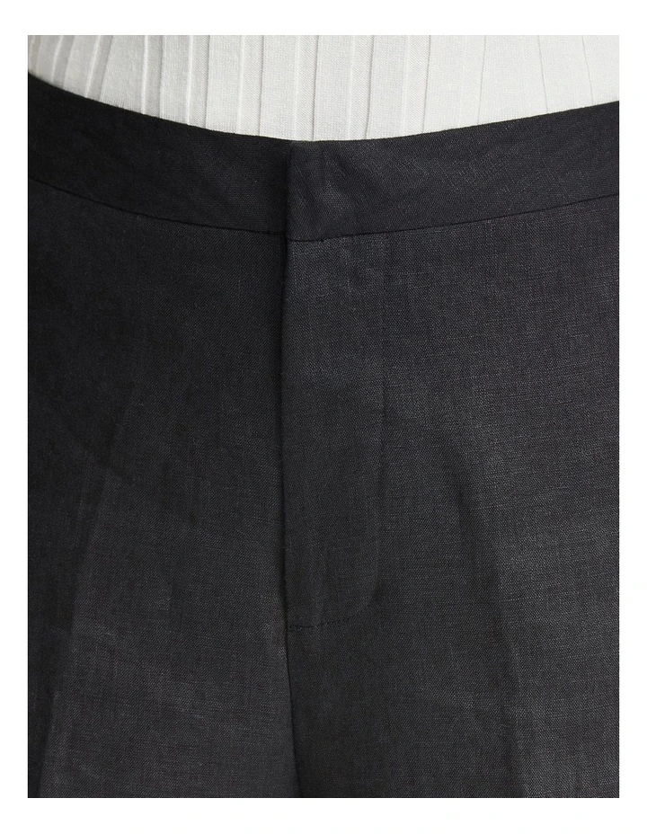 Ela Linen Pants in Black image 6
