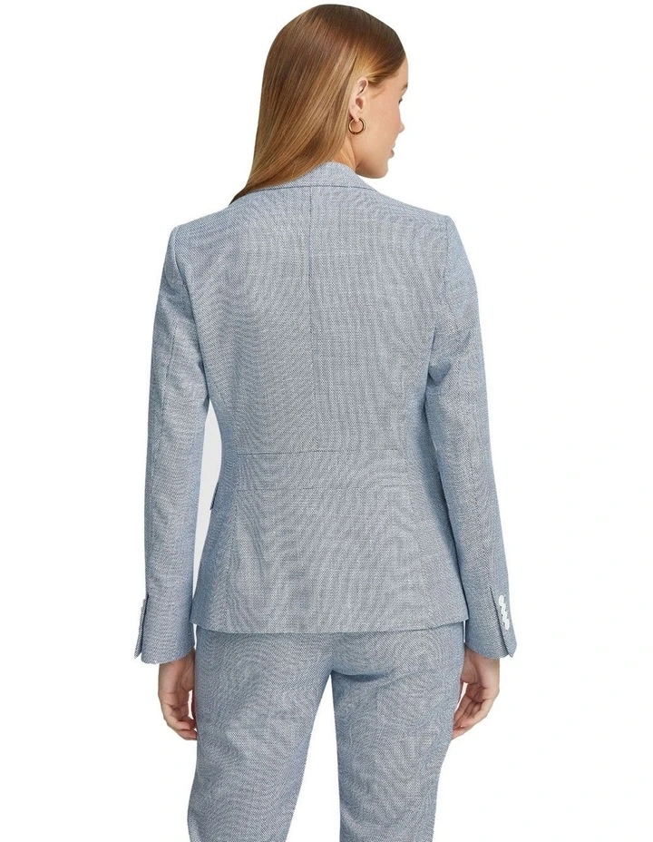 Alexa Eco Suit Jacket in Blue image 3