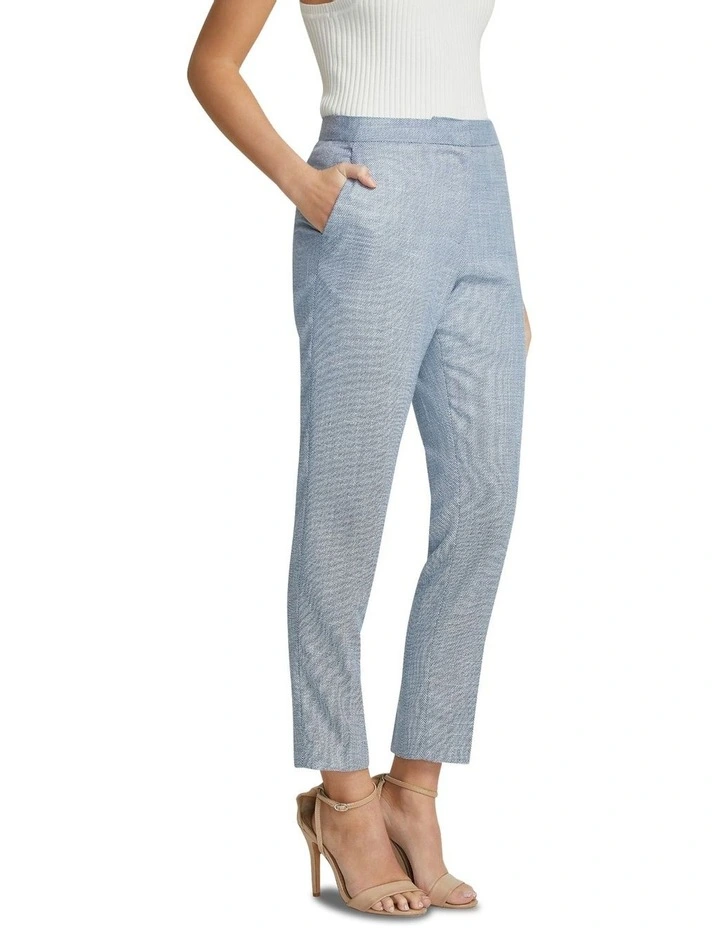 Charla Eco Suit Pants in Blue image 2