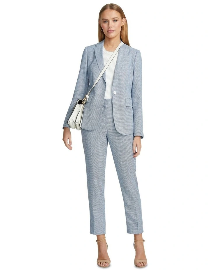 Charla Eco Suit Pants in Blue image 5