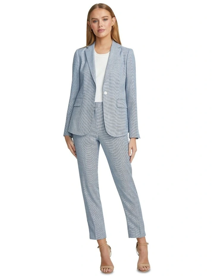 Charla Eco Suit Pants in Blue image 7