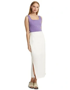 Agatha Square Neck Tank in Lilac