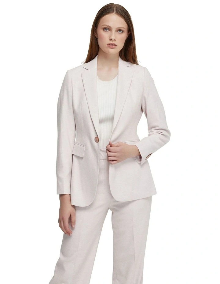 Ebony Eco Suit Jacket in Lilac image 5
