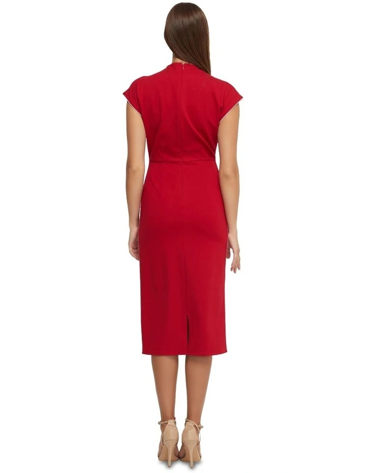 Elena Ponti Dress in Red image 3