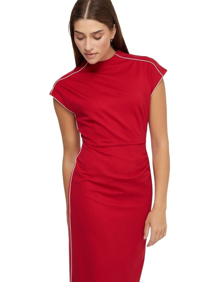 Elena Ponti Dress in Red image 4