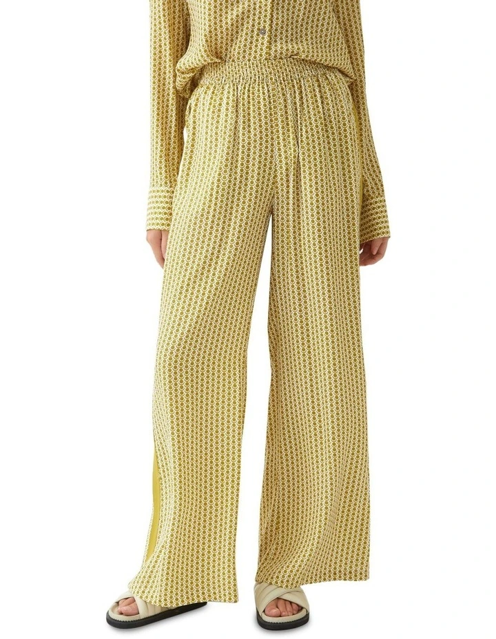 Chantel Pants With Side Leg Tape in Olive image 1