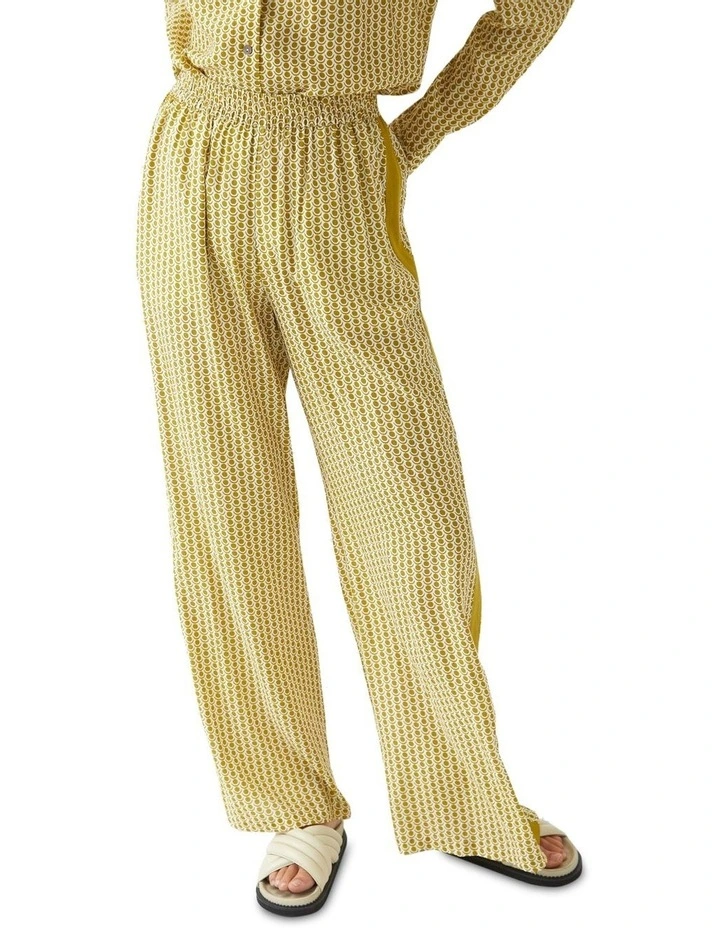 Chantel Pants With Side Leg Tape in Olive image 4