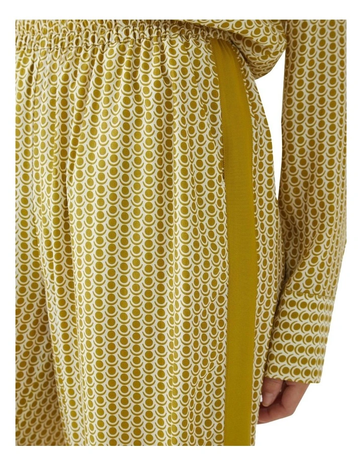 Chantel Pants With Side Leg Tape in Olive image 6