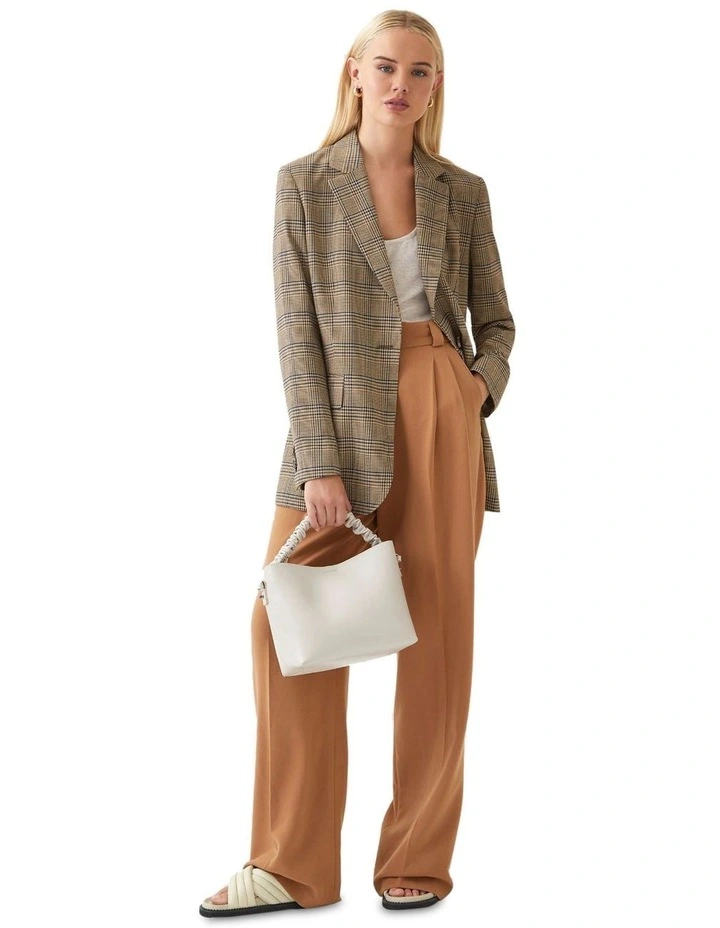 Willow Eco Check Jacket in Olive image 1