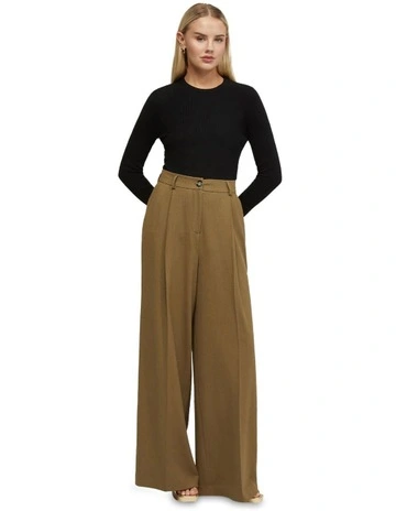 Jada Sknny Rib Knit in Black