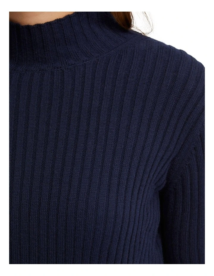 Tilly Rib Knit in Navy image 6